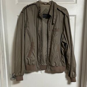 Vintage 80s Peter England Men's Tan Lightweight Jacket